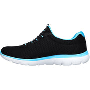 Skechers 12980 Wide Summits Sports Trainers Black Turquoise-3