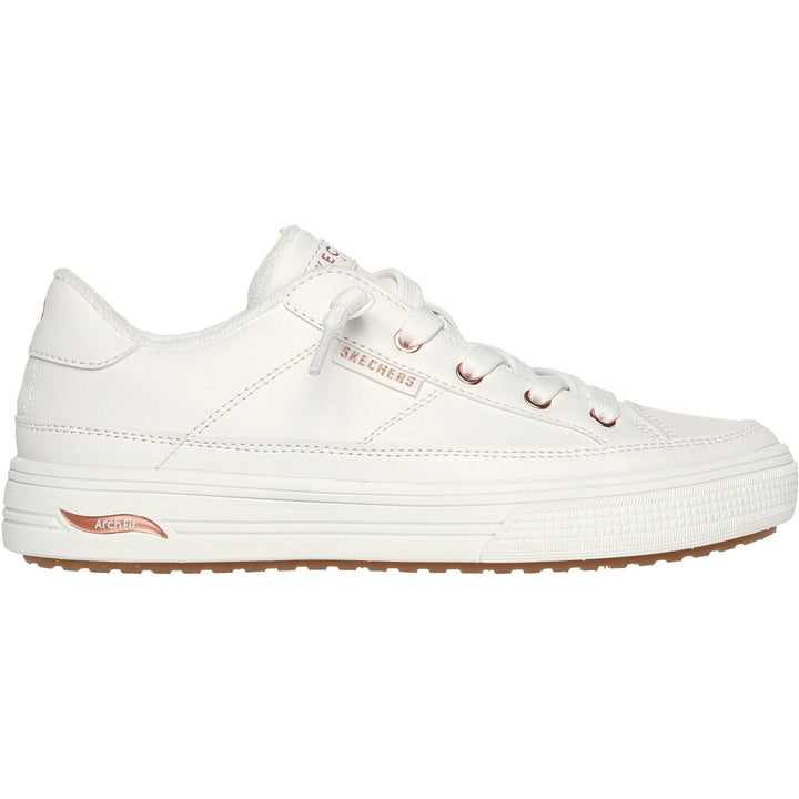 Women's Wide Fit Skechers 177189 Arch Fit Arcade On My Way Trainers in Black - Image 1