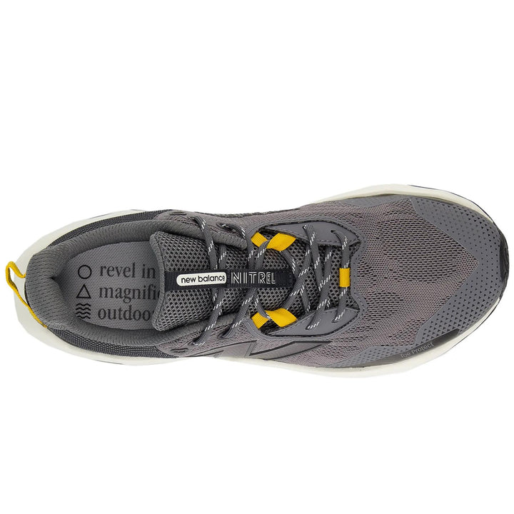 Men's Wide Fit New Balance MTNTRCD6 Dynasoft Nitrel V6 Trail Walking/Running Trainers in Black - Image 1