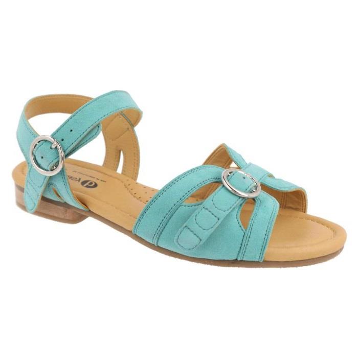 Women's Wide Fit DB Bonita Sandals in Lilac Suede - Image 1
