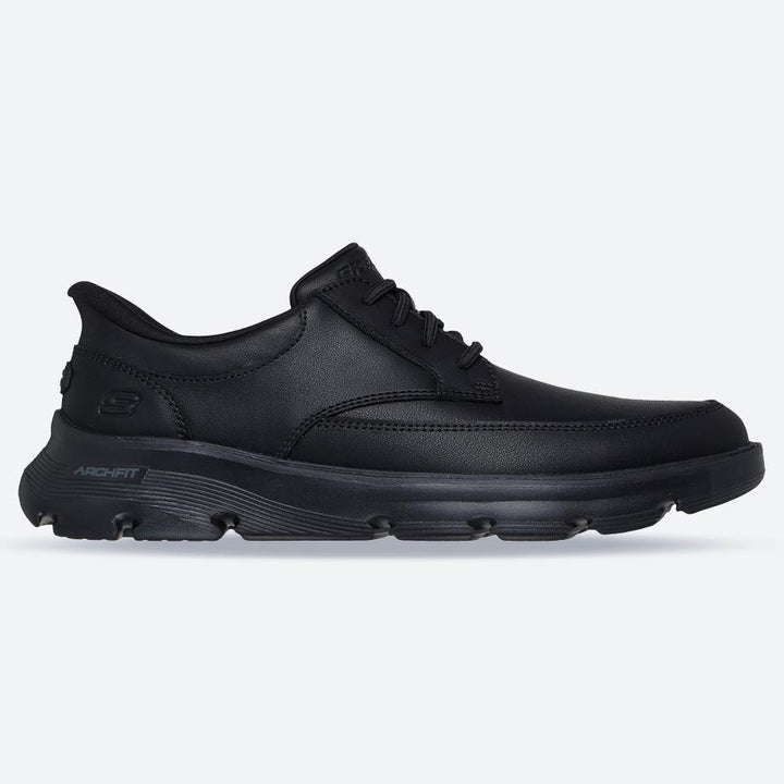 Men's Relaxed Fit Skechers 205517 Slip-ins Arch Fit Garza Rowan Trainers in Black - Image 1
