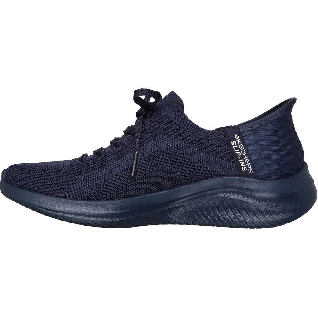 Women's Wide Fit Skechers 150447 Slip-ins Ultra Flex 3.0 Pure Color Trainers in Dark Navy - Image 4