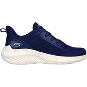 Skechers 117470 Wide Bobs Squad Wave Trainers Navy-2