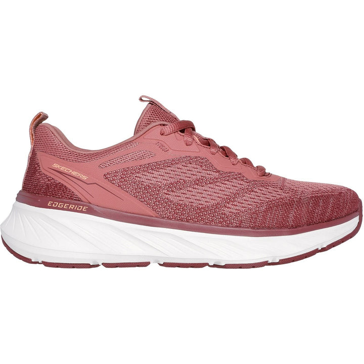 Women's Relaxed Fit Skechers 150471 Edgeride Power Flow Trainers in Black/Lavender - Image 1