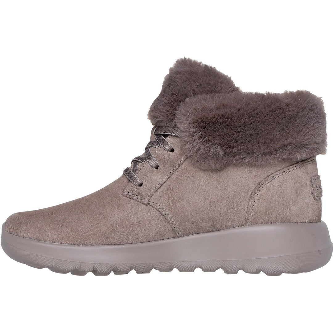Women's Wide Fit Skechers 144334 On The Go Joy Boots in Black - Image 9