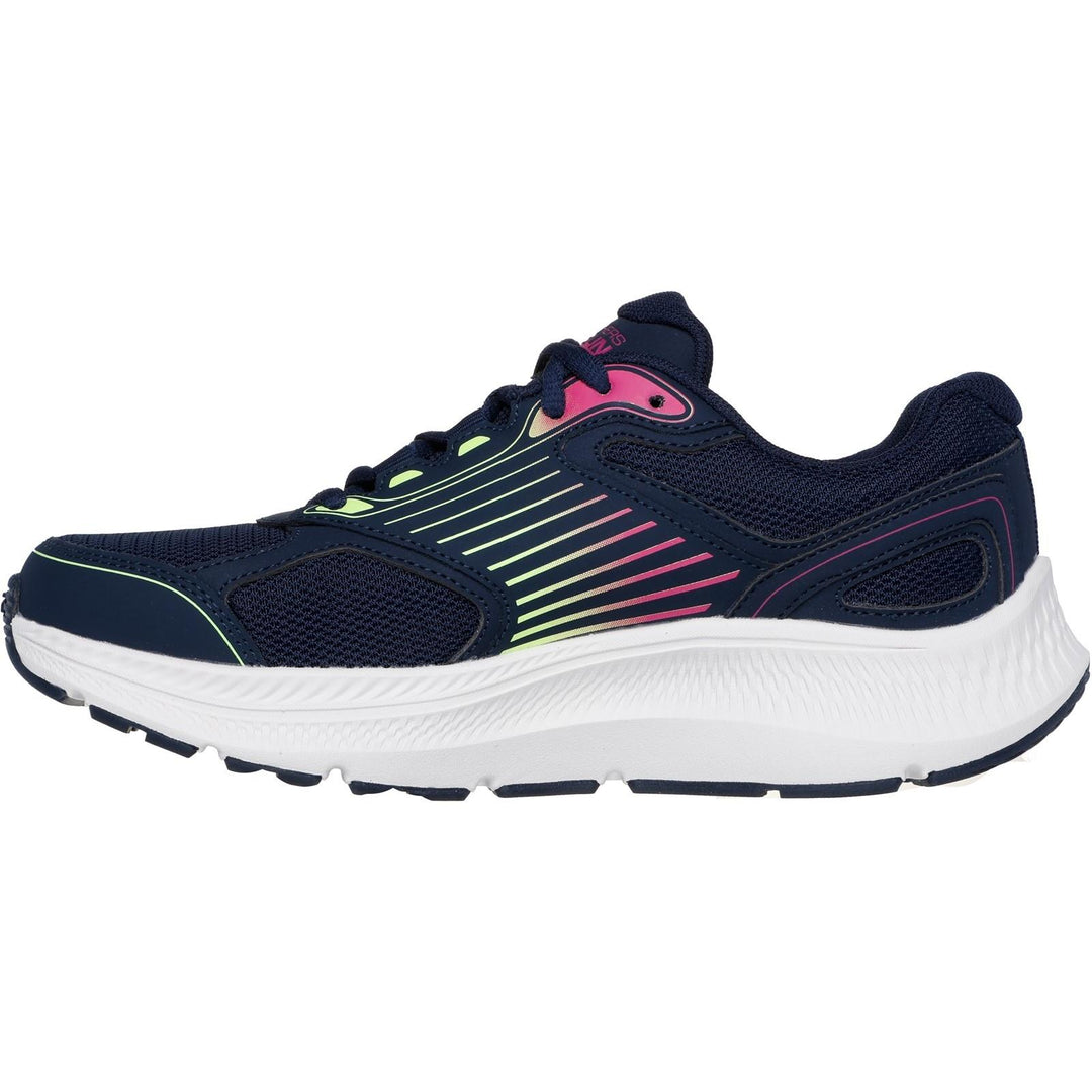 Women's Wide Fit Skechers 128606 Go Run Consistent 2.0 Advantage Trainers in Navy/Multi - Image 4