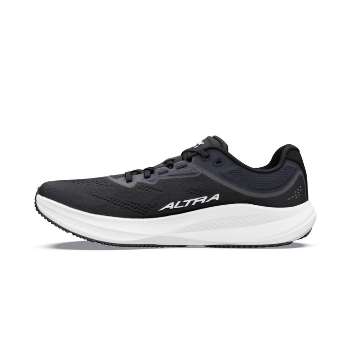 Men's Wide Fit Altra Torin 9 Trail Running Trainers in Black/White/Black - Image 1
