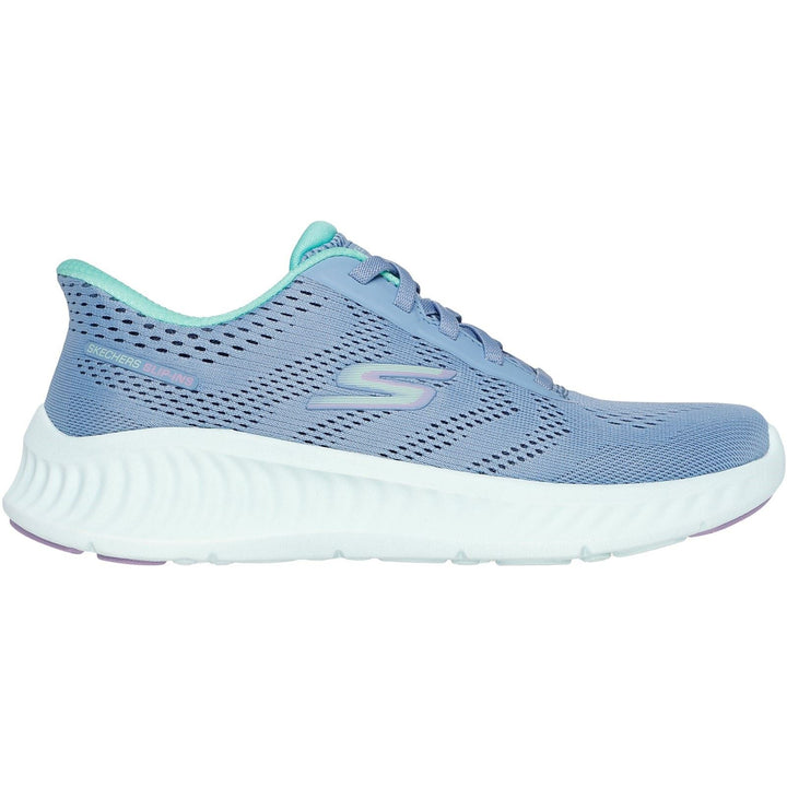 Women's Wide Fit Skechers 125643 Slip-ins Go Walk Now Khloe Trainers
