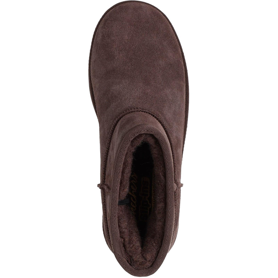 Women's Wide Fit Skechers 169143 Slip-ins Keep Cozy Boots