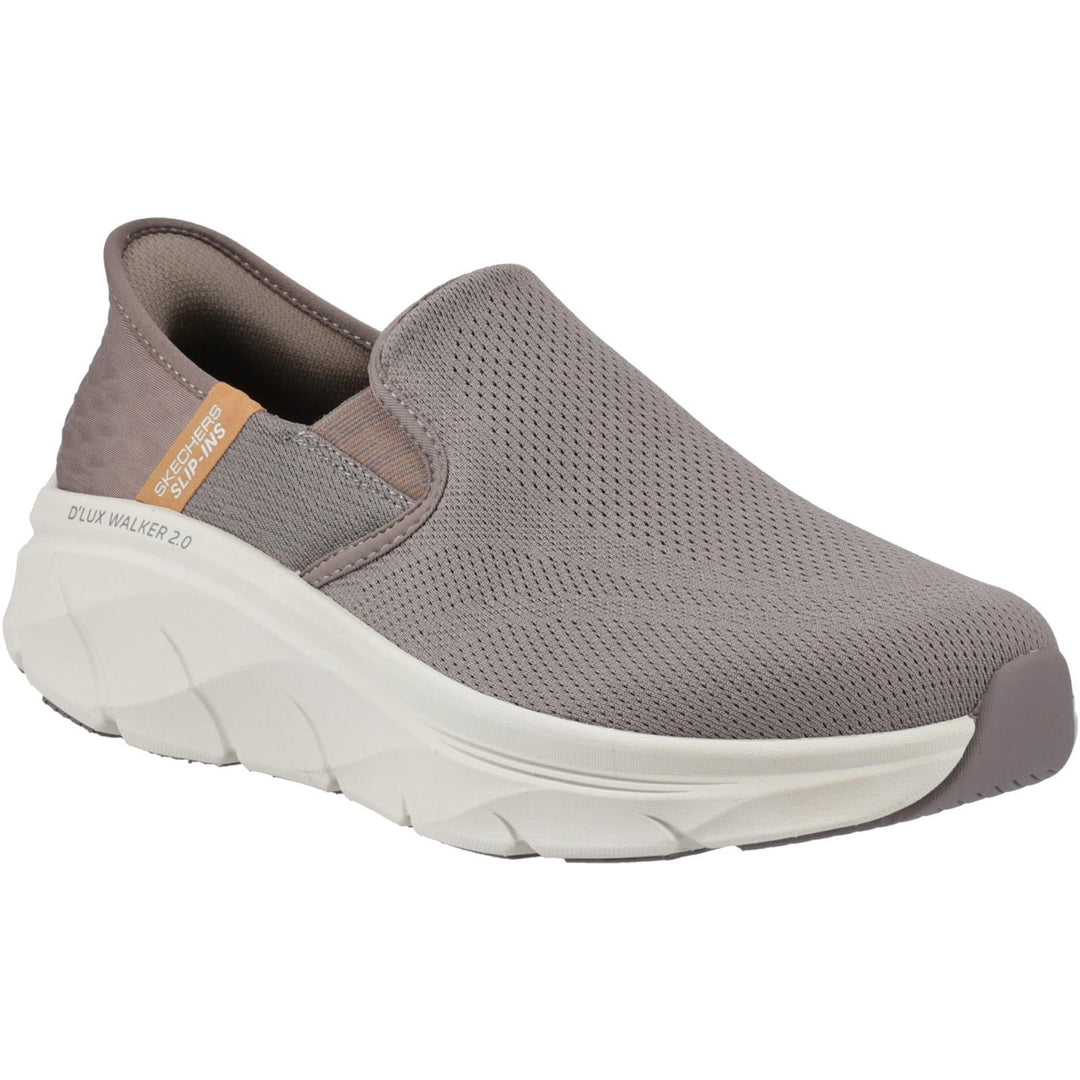 Men's Relaxed Fit Slip-ins Skechers 232463 D'lux Walker Trainers in Brown - Image 3