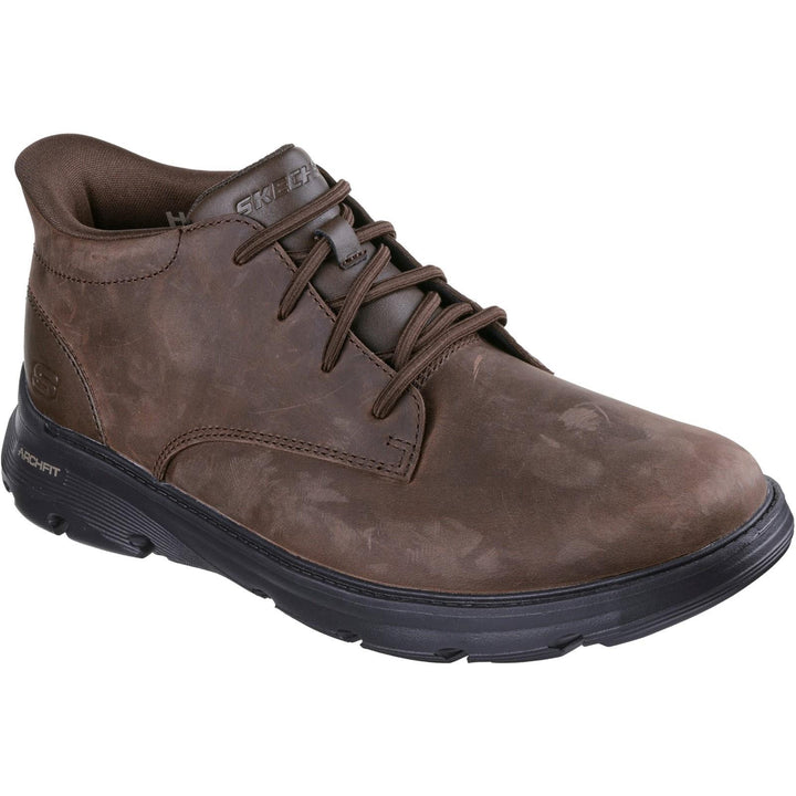 Men's Relaxed Fit Skechers 205514 Slip-ins Arch Fit Garza Ridley Boots in Black - Image 1