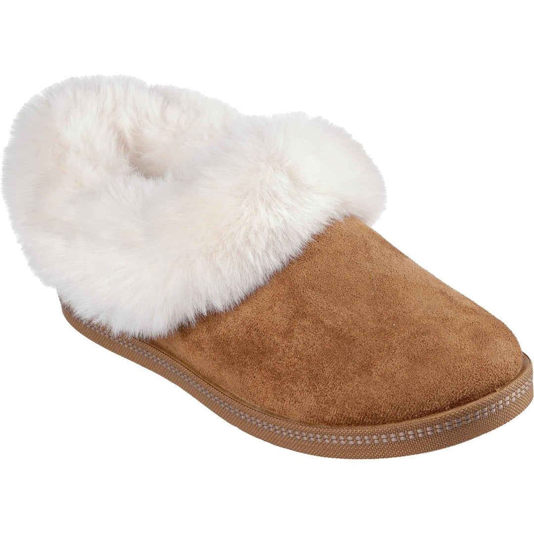 Women's Wide Fit Skechers 169012 Cozy Campfire Winter Nights Slippers in Black - Image 8