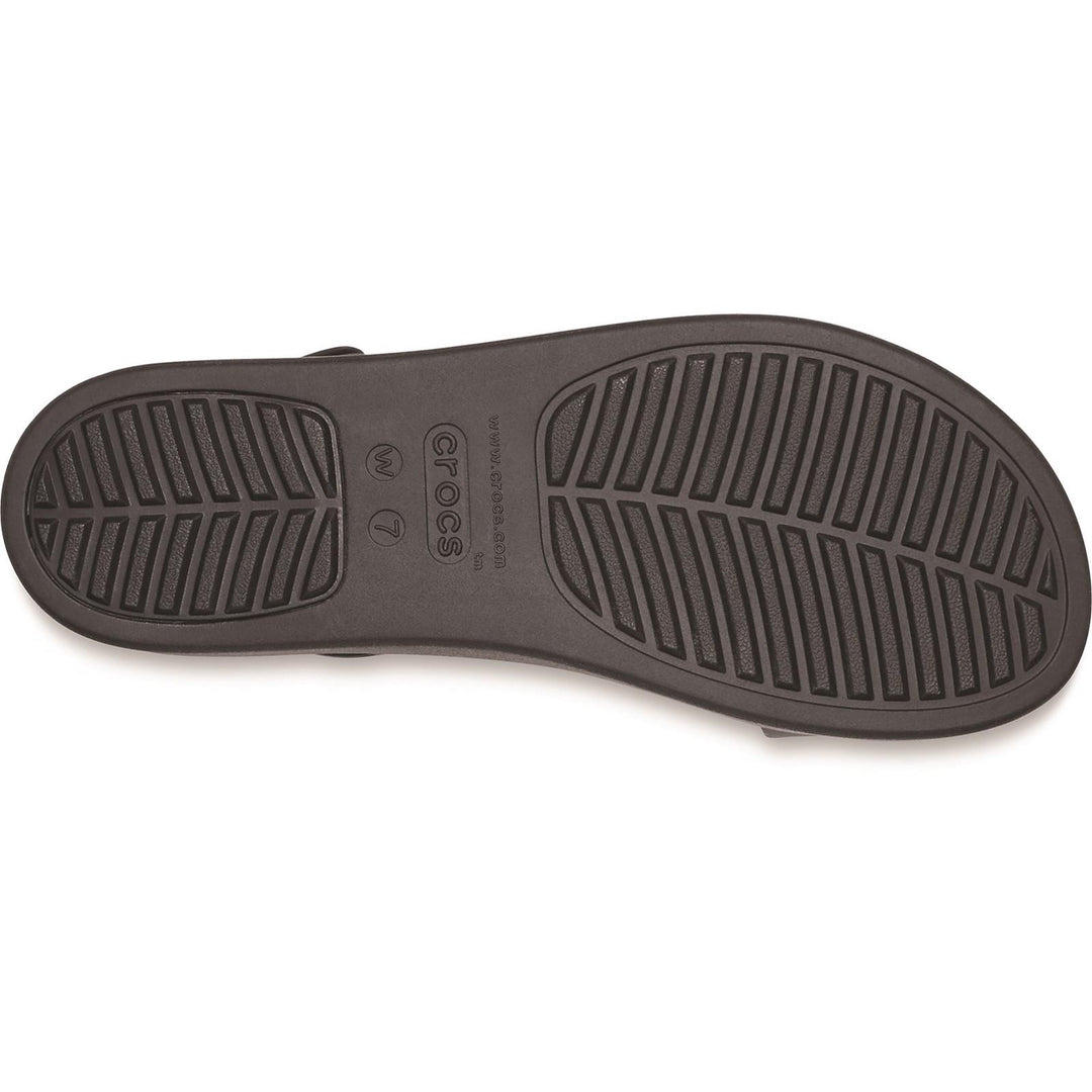 Sandalias de cuña baja Crocs 206453 Brooklyn para mujer