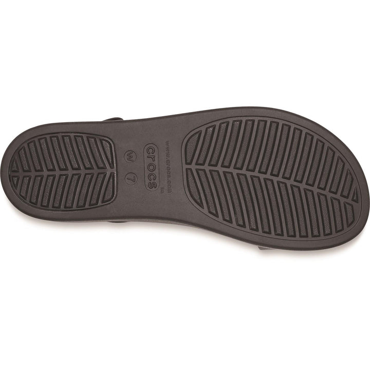 Sandalias de cuña baja Crocs 206453 Brooklyn para mujer