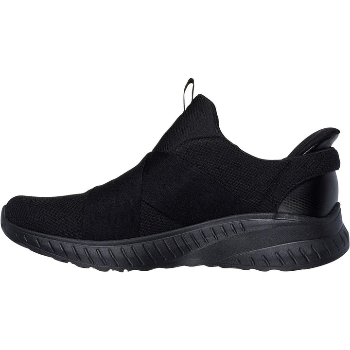 Women's Wide Fit Skechers 117505 Slip-ins Bobs Sport Squad Chaos Trainers