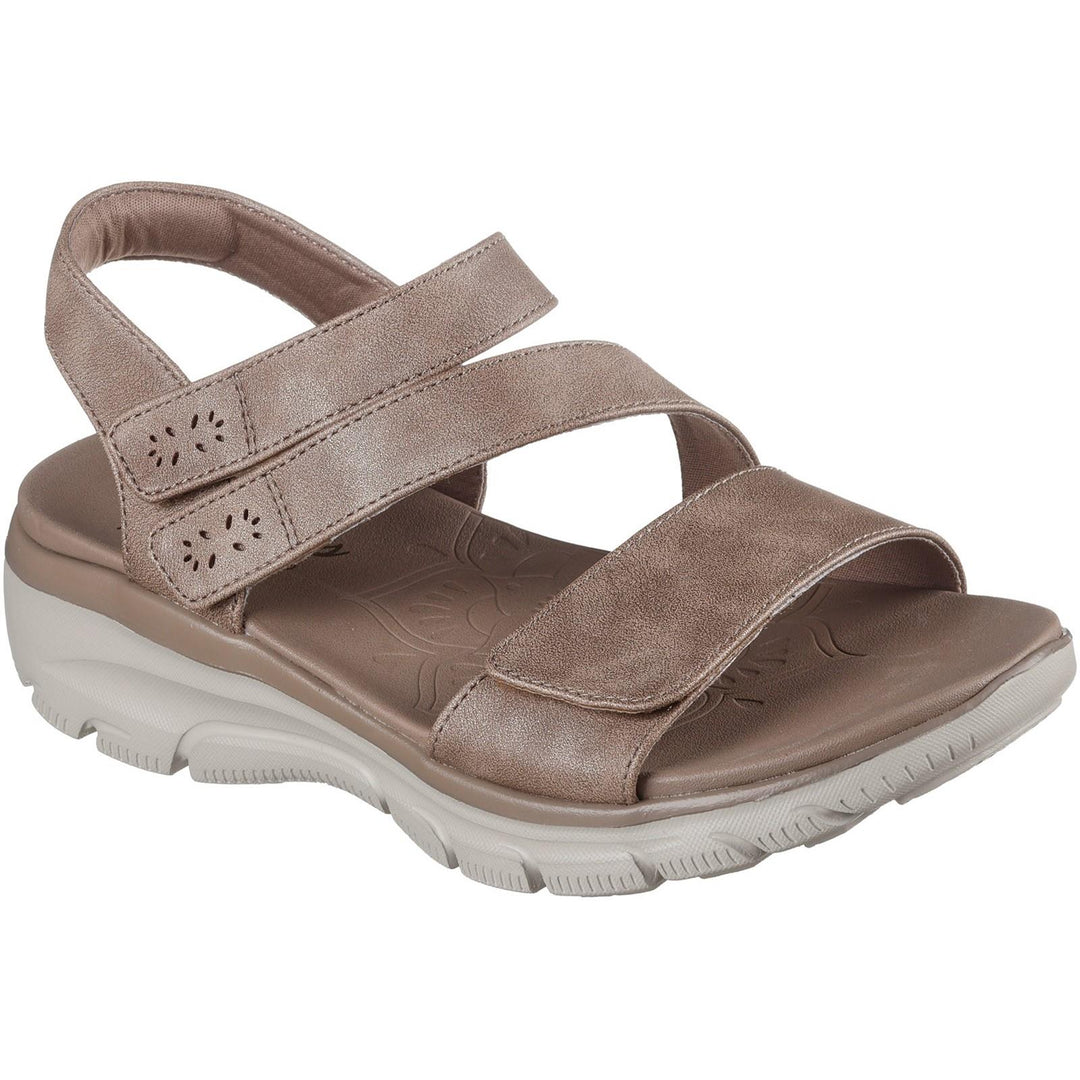 Women's Relaxed Fit Skechers 163532 Easy Going All Day Chic Sandals in Taupe - Image 8
