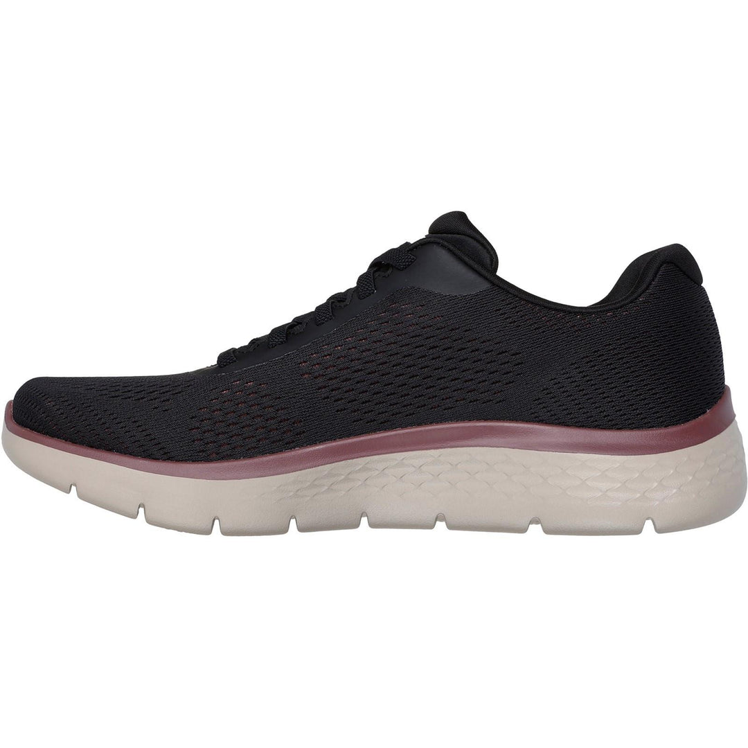 Men's Wide Fit Skechers 216479 Go Walk Flex Brennen Trainers in Black/Multi - Image 4