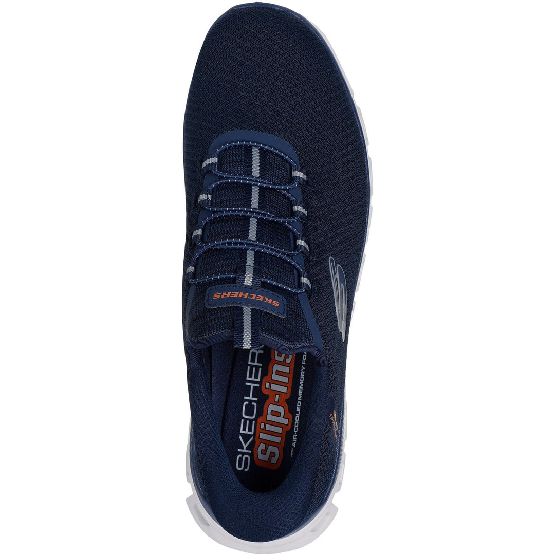 Men's Wide Fit Skechers 233010 Slip-ins Glide Step Noxus Trainers