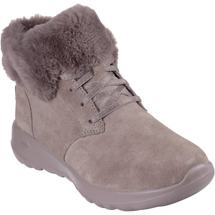 Women's Wide Fit Skechers 144334 On The Go Joy Boots in Black - Image 1