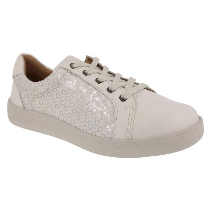 Women's Wide Fit DB Campion Shoes in Navy Leather / Textile - Image 1