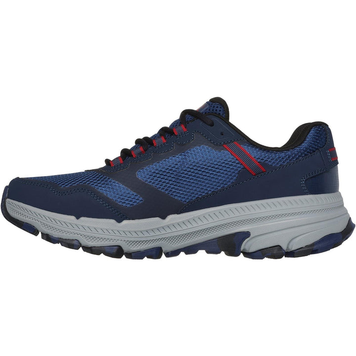 Men's Wide Fit Skechers 220754 Go Run Trail Altitude 2.0 Trainers in Olive/Black - Image 1
