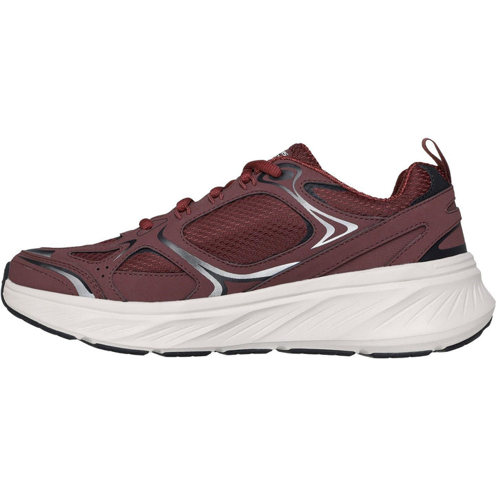 Men's Relaxed Fit Skechers 232844 Edgeride Exodis Trainers in Burgundy - Image 1