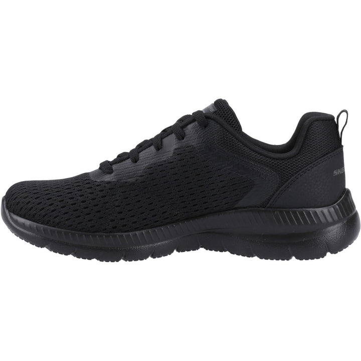 Women's Wide Fit Skechers 12607 Bountiful Quick Path Trainers in Black - Image 1