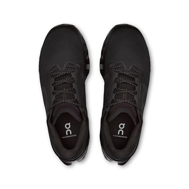 Mens Wide Fit On Cloudmonster 3 Trainers in Black - Image 1