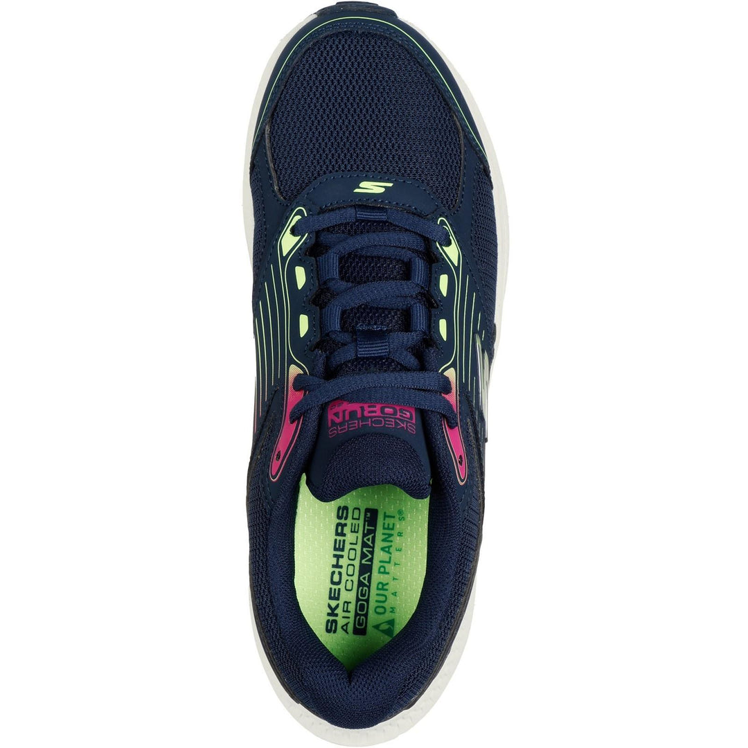 Women's Wide Fit Skechers 128606 Go Run Consistent 2.0 Advantage Trainers in Navy/Multi - Image 5