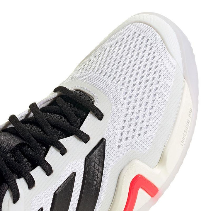 Men's Wide Fit Adidas Barricade 14 WIDE JQ7107 Tennis Trainers in Cloud White - Image 1