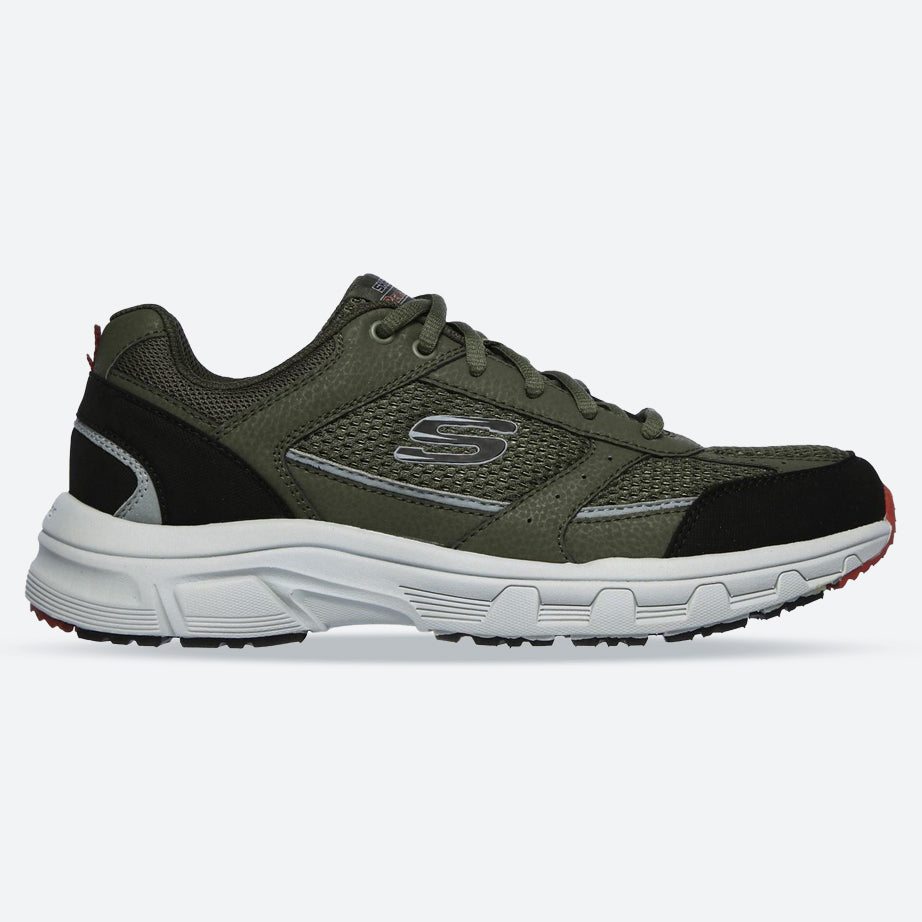 Men's Relaxed Fit Skechers 51898 Oak Canyon Verketta Trainers in Black - Image 14
