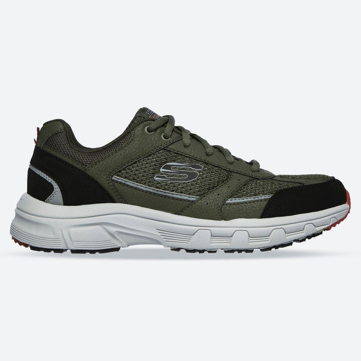 Men's Relaxed Fit Skechers 51898 Oak Canyon Verketta Trainers in Black - Image 1