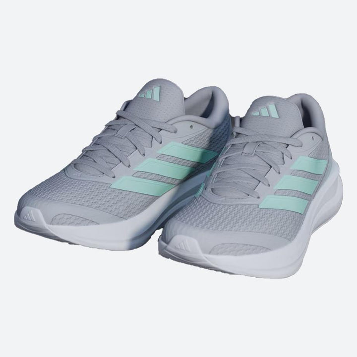 Womens Wide Fit Adidas Runfalcon 6 IH1818 Running Trainers in Grey Two - Image 1