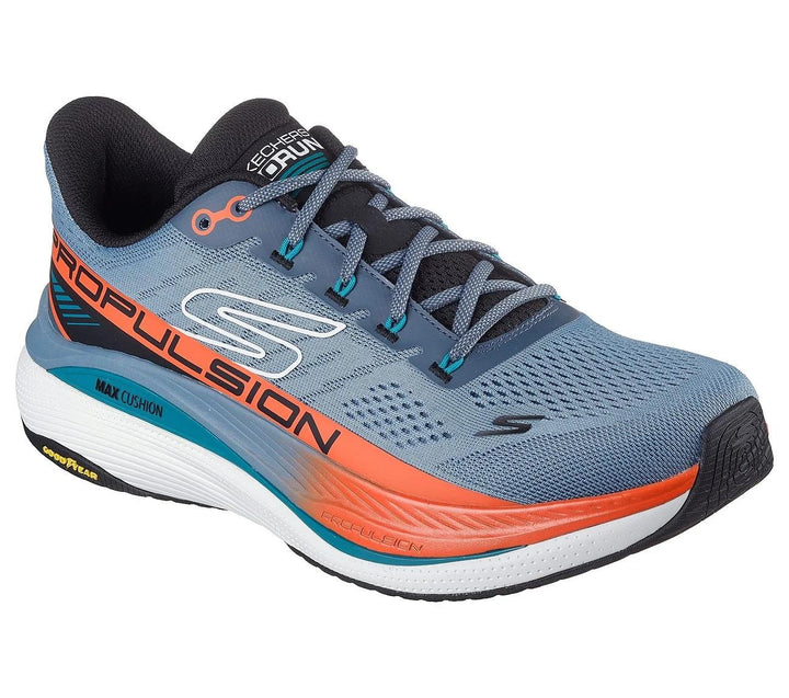 Men's Wide Fit Skechers 220509 Max Cushioning Propulsion Trainers in Slate - Image 1