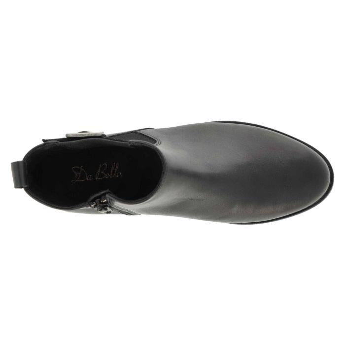 Women's Wide Fit DB Esme Boots in Black Leather - Image 1
