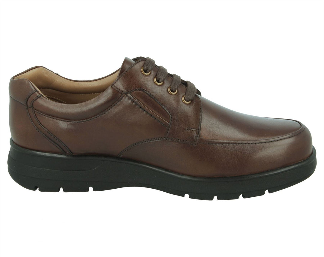 Zapatos DB Congo de ajuste ancho para hombre in Cuero Liso Negro - Image 8