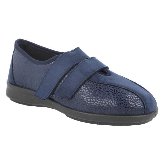 Women's Wide Fit DB Moon Wide Fit Shoes in Black Stretch - Image 1