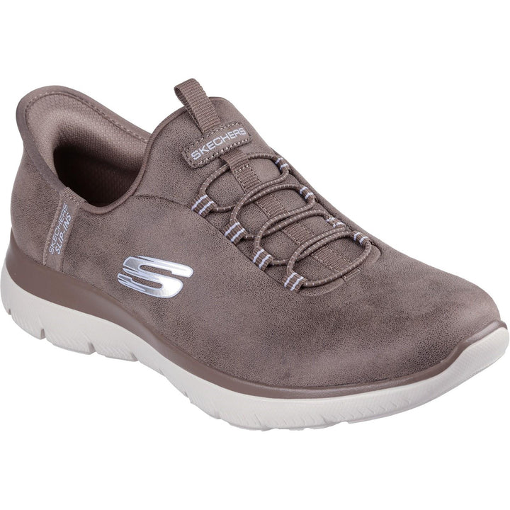 Women's Wide Fit Skechers 150254 Slip-ins Summits Trainers