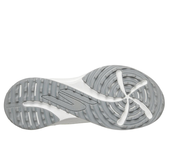 Men's Wide Fit Skechers Slip-ins 214153W Golf Waterproof Flow SI Trainers in White - Image 1