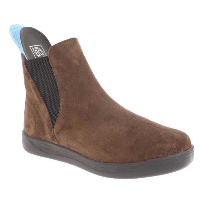 Women's Wide Fit DB Caitlin Boots in Brown Suede - Image 11
