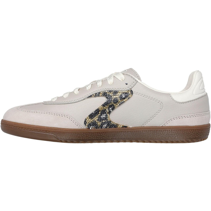 Women's Wide Fit Skechers 185239 Hotshot Shimmering Spots Trainers