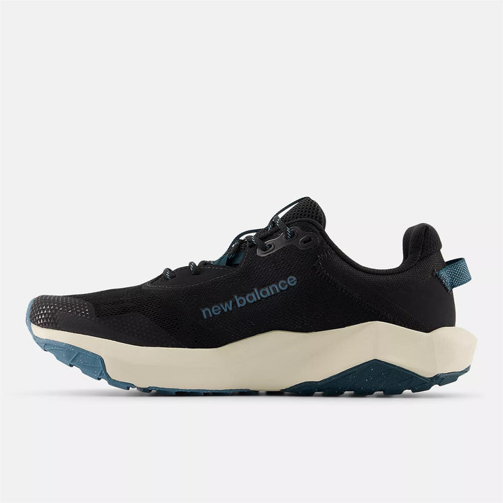 Women's Wide Fit New Balance MNTR9D5 Dynasoft Nitrel V6 Trail Walking/Running Trainers in Black/Salt Water - Image 1