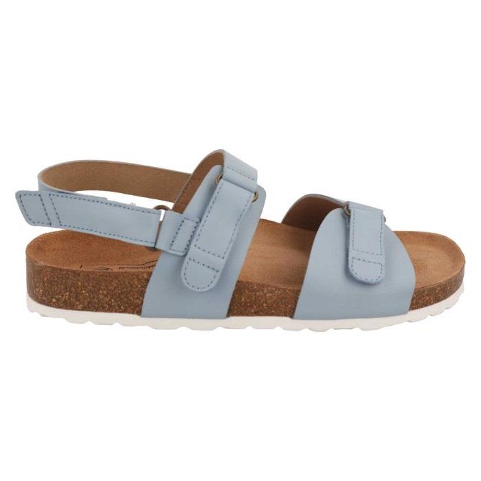 Women's Wide Fit DB Nettle Sandals in Tan Leather - Image 1