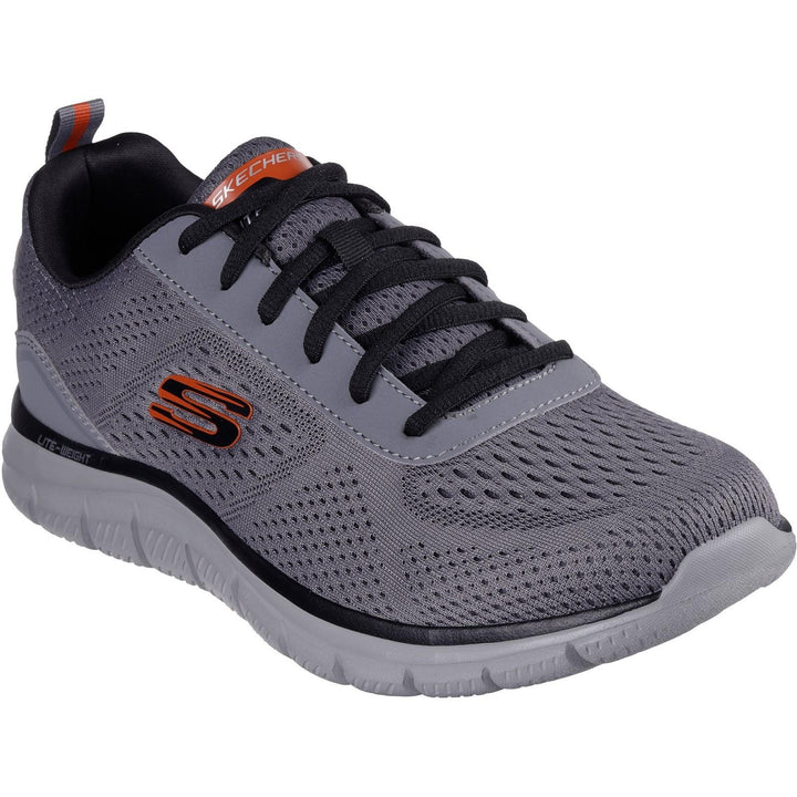 Men's Wide Fit Skechers Track 232758 Leshur Trainers in Blue - Image 1