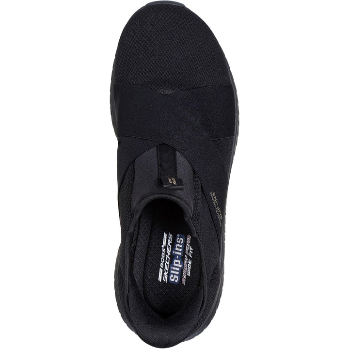 Women's Wide Fit Skechers 117505 Slip-ins Bobs Sport Squad Chaos Trainers