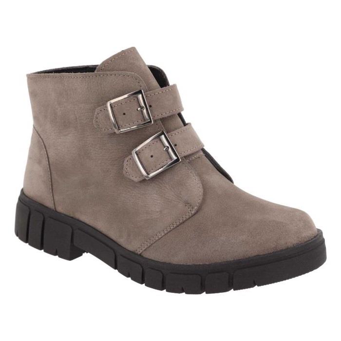 Women's Wide Fit DB Penelope Buckle Boots in Black Leather - Image 10