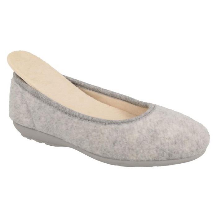 Women's Wide Fit DB Luella Pump Slippers in Mint Green Felt - Image 1