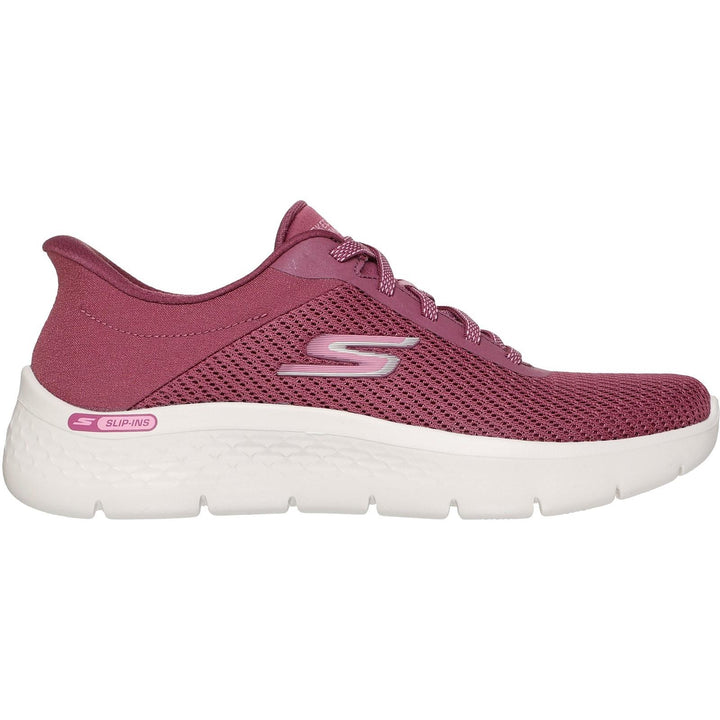Women's Wide Fit Skechers 125516 Slip-ins Go Walk Flex Carla Trainers in Black - Image 1