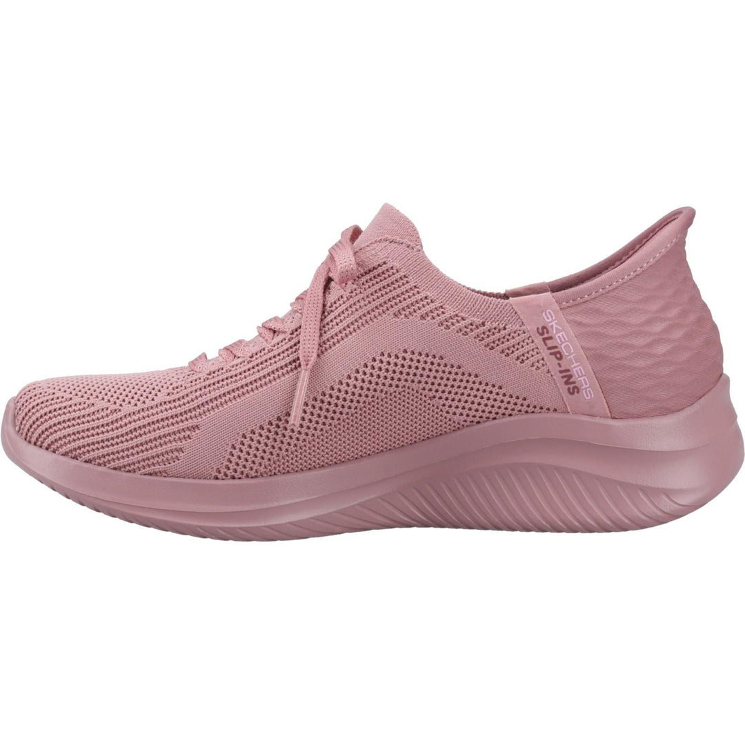Women's Wide Fit Skechers 150447 Slip-ins Ultra Flex 3.0 Pure Color Trainers in Dark Navy - Image 10