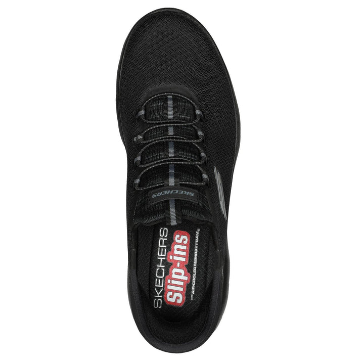 Men's Wide Fit Skechers Slip-ins 232457 High Range Summits Trainers -  Black in Black - Image 1